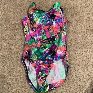 Paint splatter GK leotard